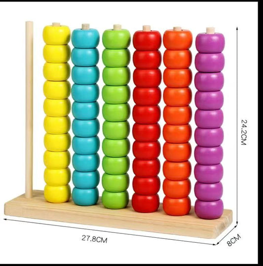 カラフル木製スタッキングパズル
